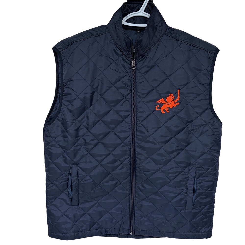 FC Cincinnati Season‎ Ticket Member Vest XL Navy Blue MLS Soccer Full Zip FCC